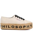 Philosophy Di Lorenzo Serafini Logo Rope Platform Sneakers - Neutrals