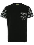 Versace Jeans - Tiger Print T-shirt - Men - Cotton/spandex/elastane - L, Black, Cotton/spandex/elastane
