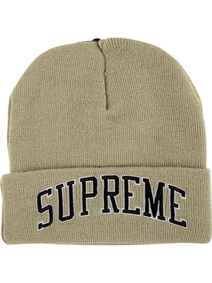 Supreme Logo Beanie - Neutrals