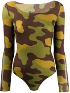 Dsquared2 Camouflage Print Body - Green
