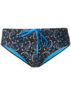 Fendi - Printed Swim Trunks - Men - Polyamide/spandex/elastane - 46, Black, Polyamide/spandex/elastane