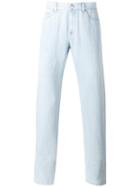 Loro Piana Slim-fit Trousers, Men's, Size: 40, Blue, Cotton/linen/flax