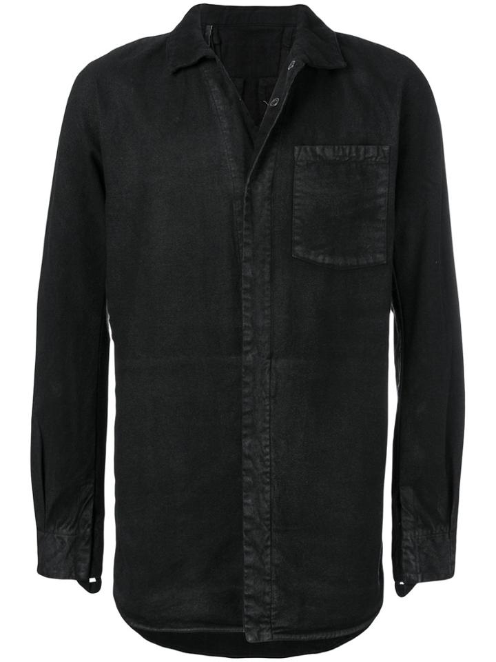 11 By Boris Bidjan Saberi Faded Wash Shirt - Black