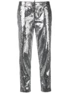 Dsquared2 Sequin Skinny Trousers - Silver