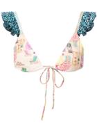 Patbo Beachy Ruffle Strap Bikini Top - Multicolour