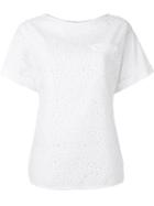 Osman Embroidered T-shirt, Women's, Size: 8, White, Cotton