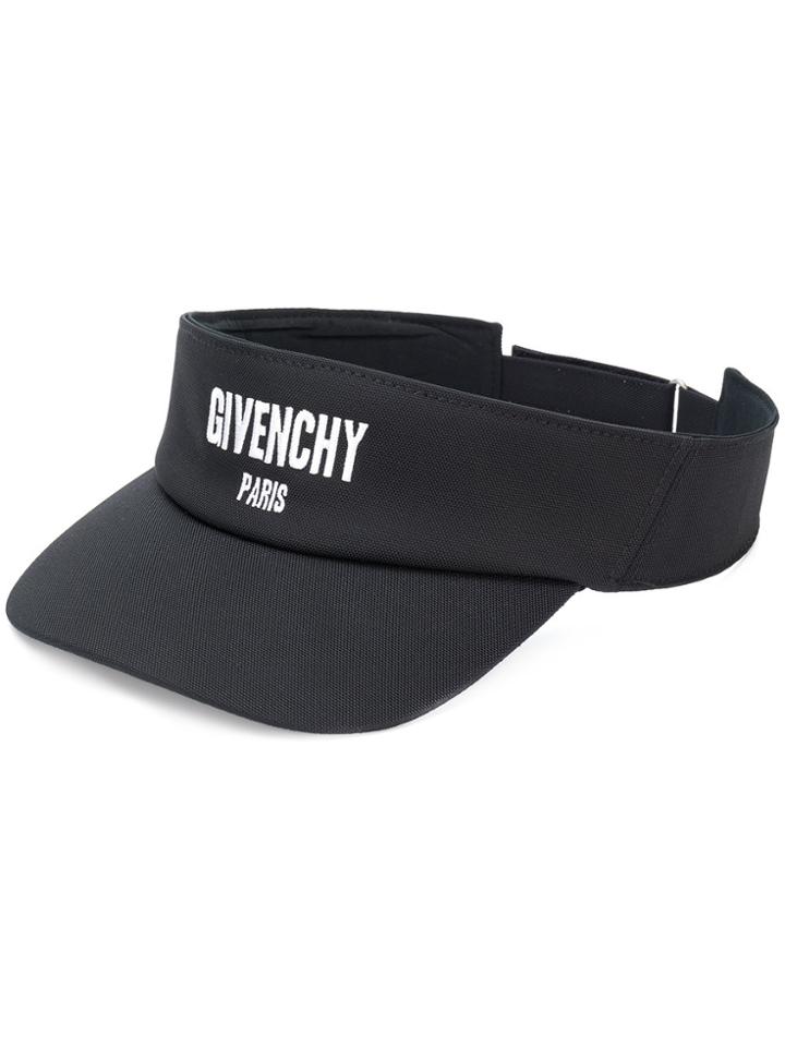 Givenchy Logo Print Visor - Black
