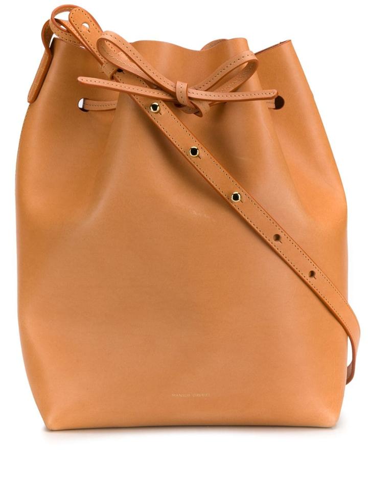Mansur Gavriel Cammello Bucket Bag - Neutrals