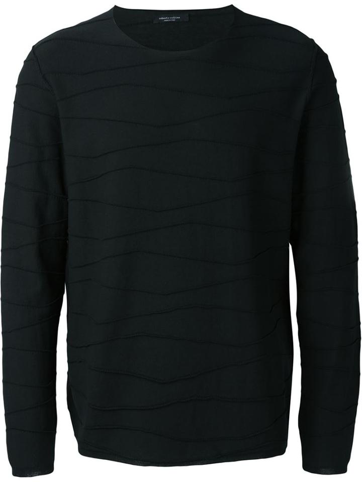 Roberto Collina Exposed Seam Sweater