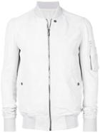 Rick Owens Flight Bomber Jacket - White