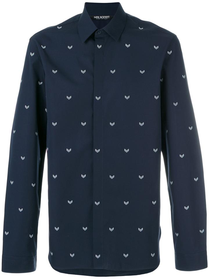 Gold / Toyo Enterprise Oversized Band Collar Shirt - Grey