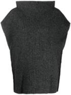 Maison Margiela Oversized Ribbed Sweater - Grey