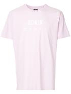 Edwin Logo Print T-shirt - Pink & Purple