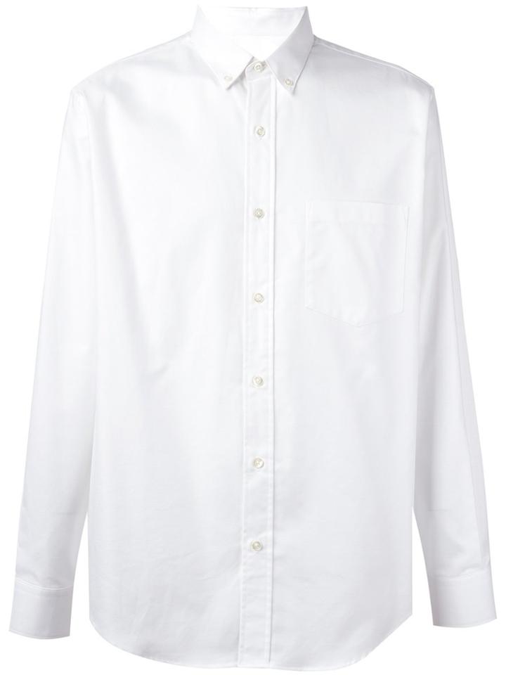 Ami Alexandre Mattiussi Large Button Down Shirt - White
