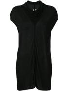 Rick Owens Cowl Neck T-shirt - Black