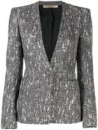 Balenciaga Pre-owned 2000's Marled Blazer Jacket - Grey