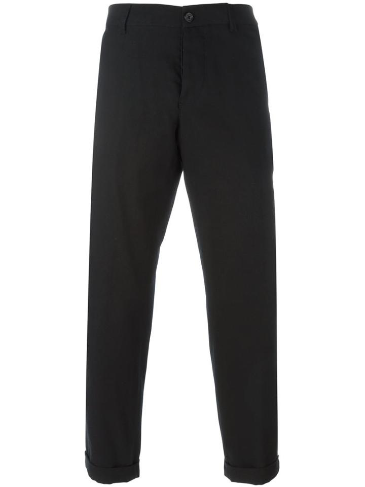 Ann Demeulemeester Turn-up Hem Trousers