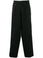 Mcq Alexander Mcqueen Wide-leg Tailored Trousers - Black