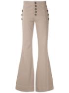 Andrea Bogosian Calça Flare Pocket Ldf - Neutrals
