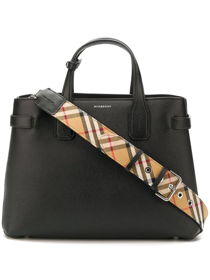 Burberry The Medium Banner Tote - Black