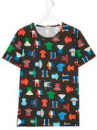 Paul Smith Junior - Bicycle Racing Top Print T-shirt - Kids - Cotton - 14 Yrs, Black