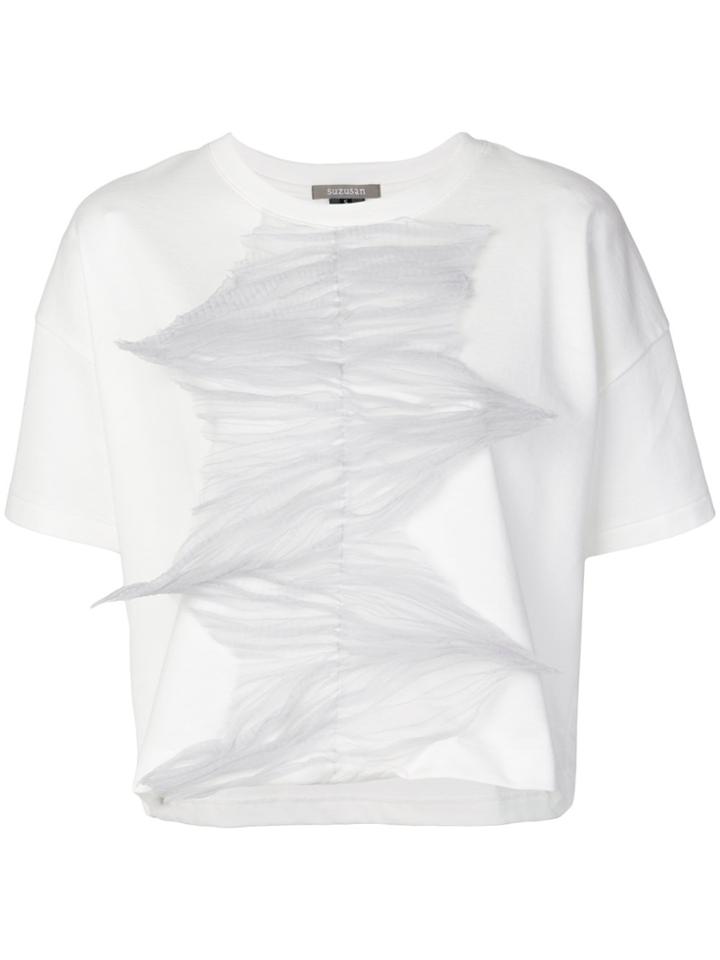 Suzusan Embellished T-shirt - White