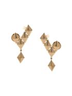 Cadar 18kt Yellow Gold Small Python Climber Earrings