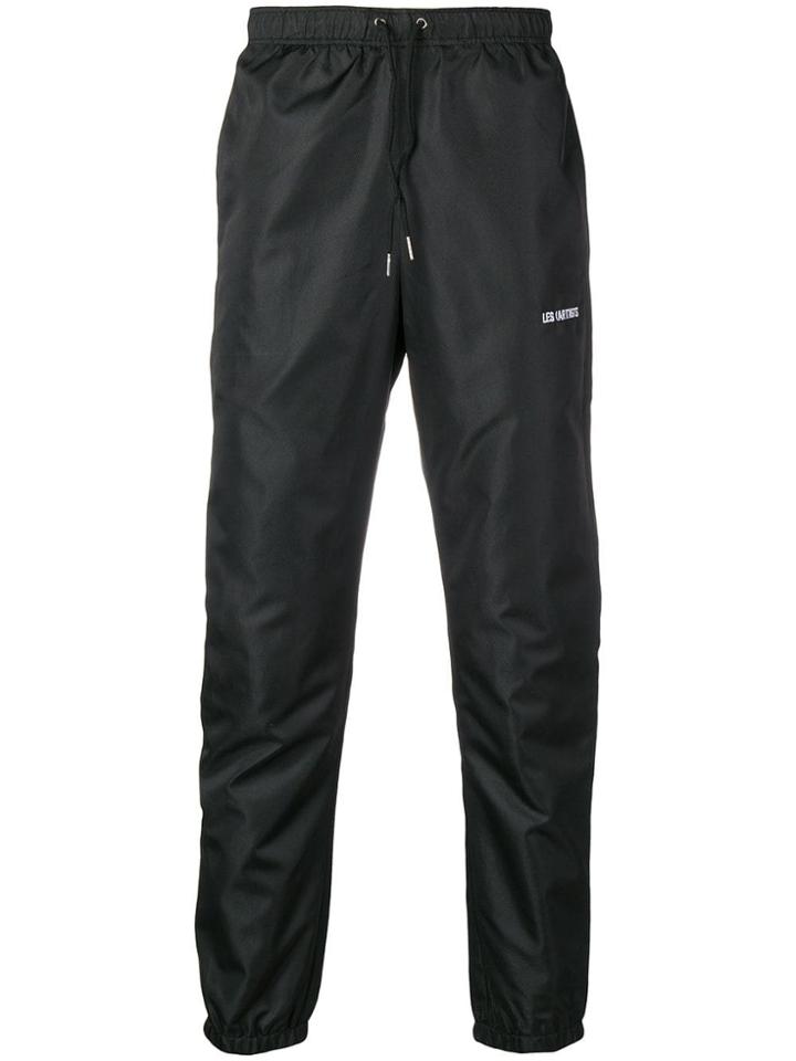 Les (art)ists Loose Fit Track Pants - Black
