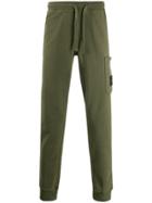 Stone Island Jersey Sweatpants - Green