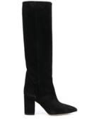 Paris Texas Slip-on Knee Boots - Black