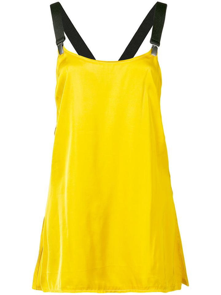 Damir Doma - Crossed Back Cami - Women - Viscose - M, Yellow/orange, Viscose
