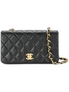 Chanel Vintage Full Flap Bag Mini - Black
