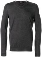 Boss Hugo Boss Melba V-neck Jumper - Grey