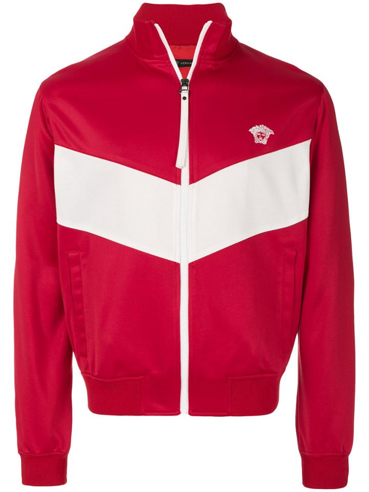 Versace Zipped Sports Jacket - Red