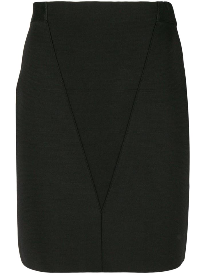 Givenchy V-front Pencil Skirt - Black