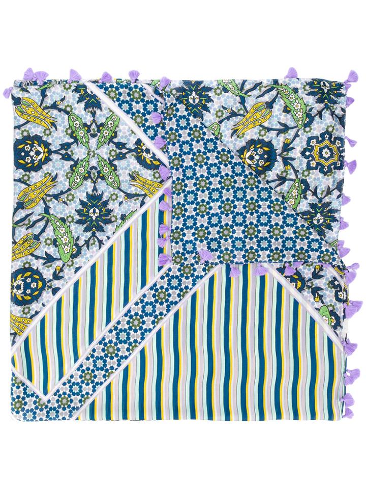 Weekend By Max Mara Tassel Multi-print Scarf - Multicolour
