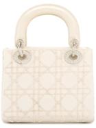 Christian Dior Vintage Lady Dior 24cm Bag - White
