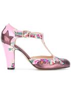 Lenora Dolly Pumps - Pink & Purple