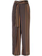 Loveless Belted Wide Leg Trousers - Blue
