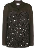 Romeo Gigli Pre-owned Cutout Fitted Jacket - Brown