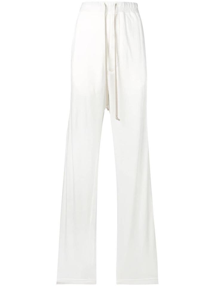 Rick Owens Drkshdw Drawstring Track Pants - White