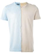 Diesel Bicolour Round Neck T-shirt, Men's, Size: Xs, Blue, Cotton