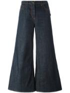 Jean Paul Gaultier Vintage Wide Flare Jeans - Blue