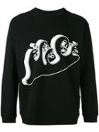 Julien David - Printed Sweatshirt - Men - Cotton - M, Black, Cotton
