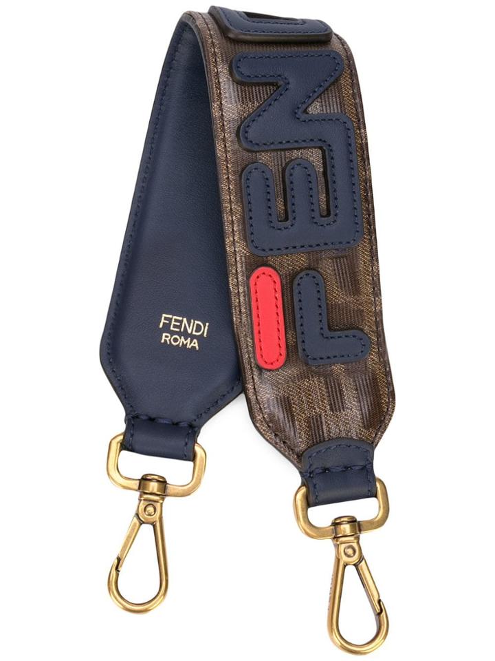 Fendi Fendi X Fila Strap You Bag Strap - Brown