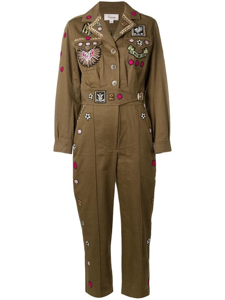 Temperley London Memento Jumpsuit - Green