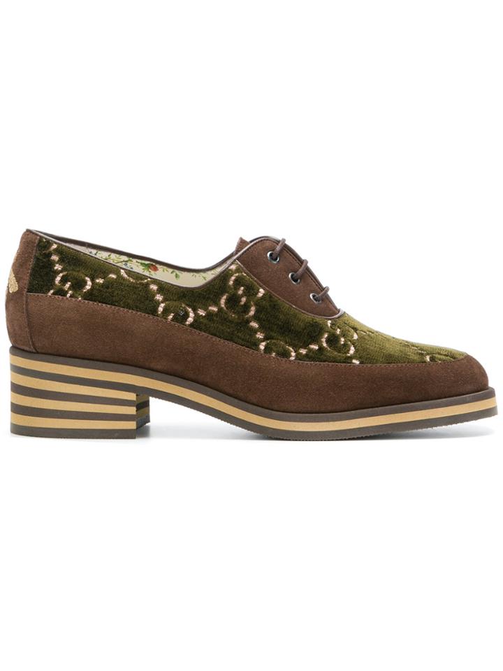 Gucci Gg Mid-heel Shoes - Brown