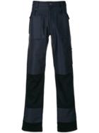 Gmbh Patchwork Utility Trousers - Blue