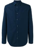 Maison Margiela - Classic Long Sleeve Shirt - Men - Cotton - 41, Blue, Cotton