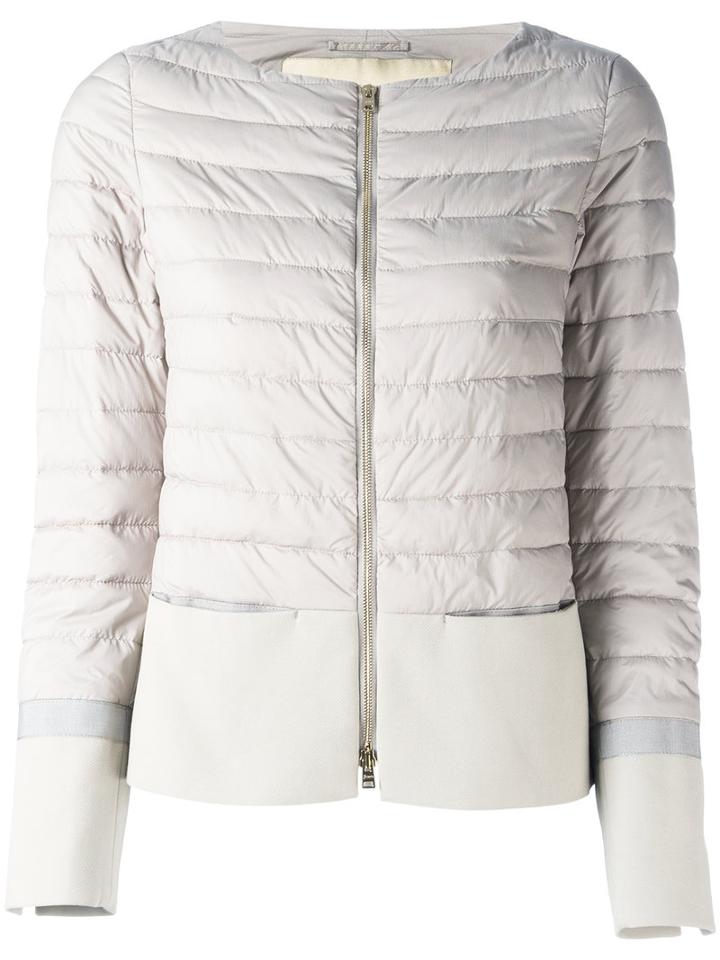 Herno Padded Jacket, Women's, Size: 44, Nude/neutrals, Cotton/polyurethane/polyimide/polyester
